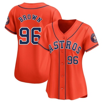 Women's Limited Houston Astros Aaron Brown Alternate Jersey - Orange