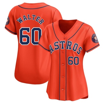 Women's Limited Houston Astros Brandon Walter Alternate Jersey - Orange