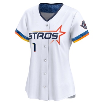 Women's Limited Houston Astros Brendan Rodgers 2025 City Connect Jersey - White