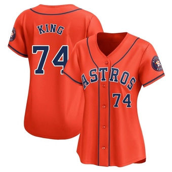 Women's Limited Houston Astros Bryan King Alternate Jersey - Orange