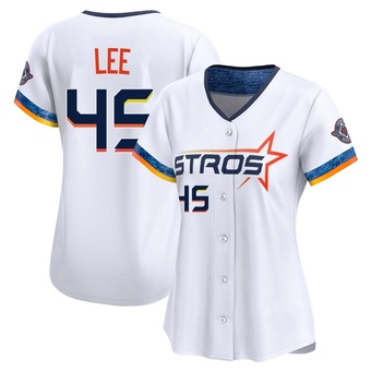 Women's Limited Houston Astros Carlos Lee 2025 City Connect Jersey - White