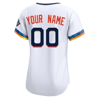 Women's Limited Houston Astros Custom 2025 City Connect Jersey - White