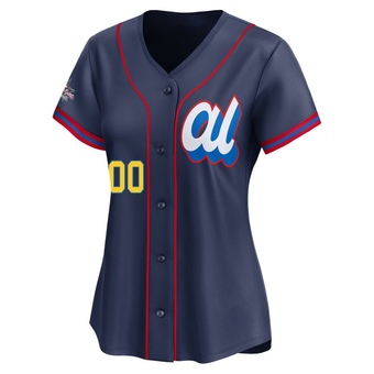 Women's Limited Houston Astros Custom American League 2025 All-Star Edition Jersey - Navy