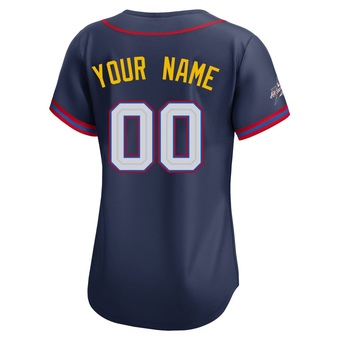 Women's Limited Houston Astros Custom American League 2025 All-Star Edition Jersey - Navy