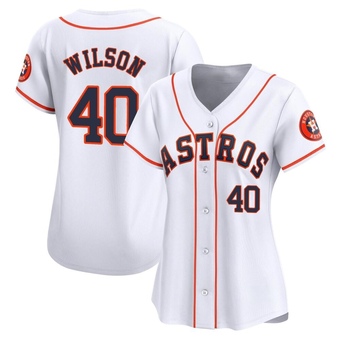 Women's Limited Houston Astros Don Wilson Home Jersey - White