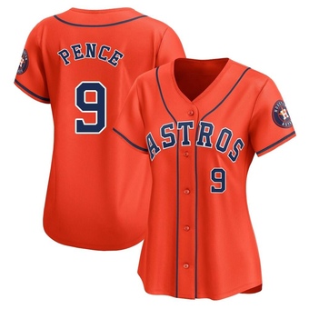 Women's Limited Houston Astros Hunter Pence Alternate Jersey - Orange