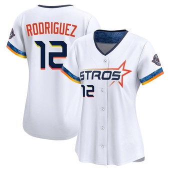 Women's Limited Houston Astros Ivan Rodriguez 2025 City Connect Jersey - White