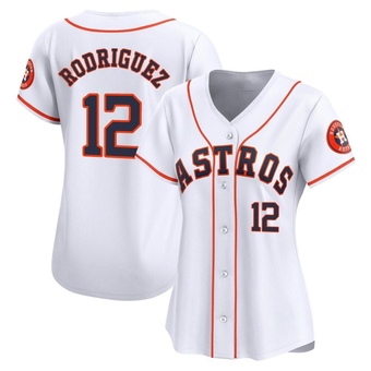 Women's Limited Houston Astros Ivan Rodriguez Home Jersey - White