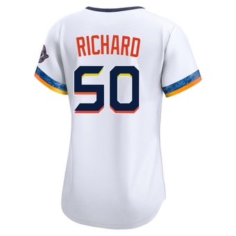 Women's Limited Houston Astros J.R. Richard 2025 City Connect Jersey - White