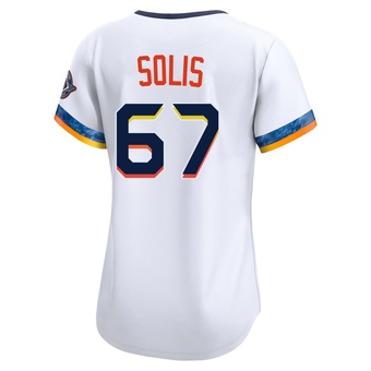 Women's Limited Houston Astros Jairo Solis 2025 City Connect Jersey - White