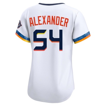 Women's Limited Houston Astros Jason Alexander 2025 City Connect Jersey - White