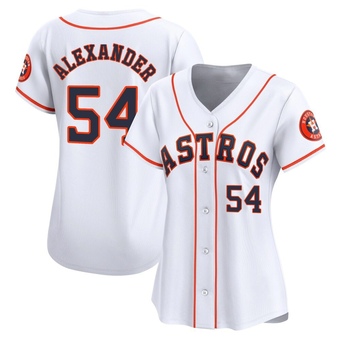 Women's Limited Houston Astros Jason Alexander Home Jersey - White