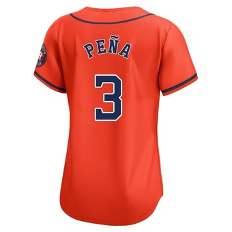 Women's Limited Houston Astros Jeremy Pena Alternate Jersey - Orange
