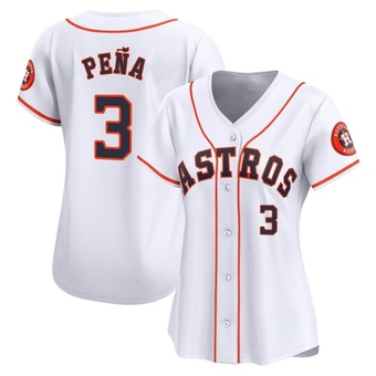 Women's Limited Houston Astros Jeremy Pena Home Jersey - White