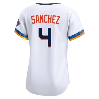 Women's Limited Houston Astros Jesus Sanchez 2025 City Connect Jersey - White