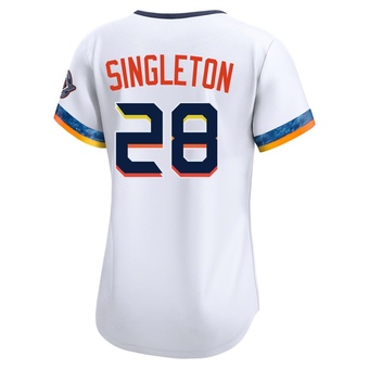 Women's Limited Houston Astros Jon Singleton 2025 City Connect Jersey - White