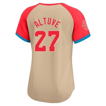 Women's Limited Houston Astros Jose Altuve American League 2024 All-Star Game Jersey - Cream