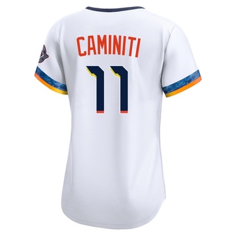 Women's Limited Houston Astros Ken Caminiti 2025 City Connect Jersey - White