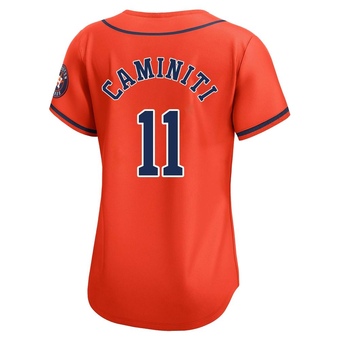 Women's Limited Houston Astros Ken Caminiti Alternate Jersey - Orange