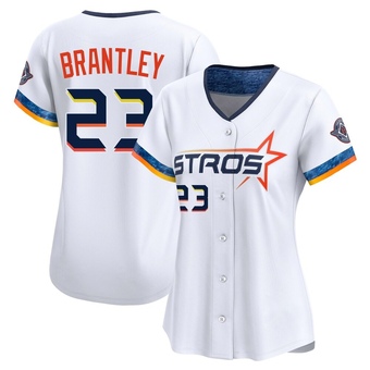 Women's Limited Houston Astros Michael Brantley 2025 City Connect Jersey - White