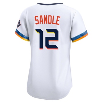 Women's Limited Houston Astros Michael Sandle 2025 City Connect Jersey - White