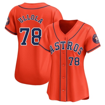 Women's Limited Houston Astros Miguel Ullola Alternate Jersey - Orange