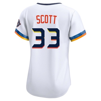 Women's Limited Houston Astros Mike Scott 2025 City Connect Jersey - White