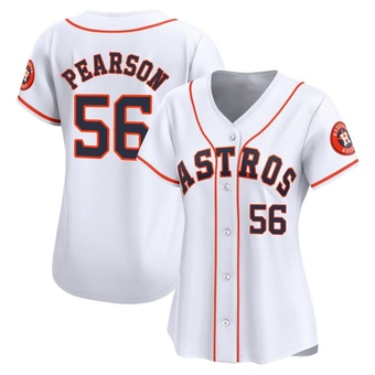 Women's Limited Houston Astros Nate Pearson Home Jersey - White