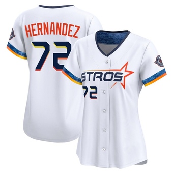 Women's Limited Houston Astros Nick Hernandez 2025 City Connect Jersey - White