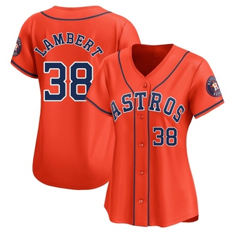 Women's Limited Houston Astros Peter Lambert Alternate Jersey - Orange