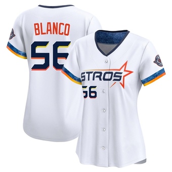 Women's Limited Houston Astros Ronel Blanco 2025 City Connect Jersey - White