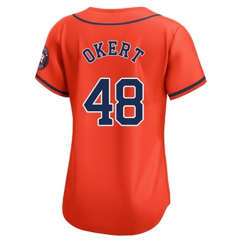 Women's Limited Houston Astros Steven Okert Alternate Jersey - Orange