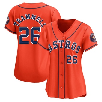 Women's Limited Houston Astros Taylor Trammell Alternate Jersey - Orange