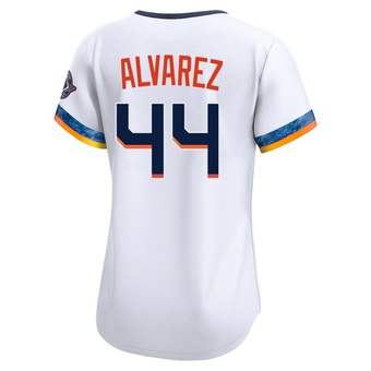 Women's Limited Houston Astros Yordan Alvarez 2025 City Connect Jersey - White