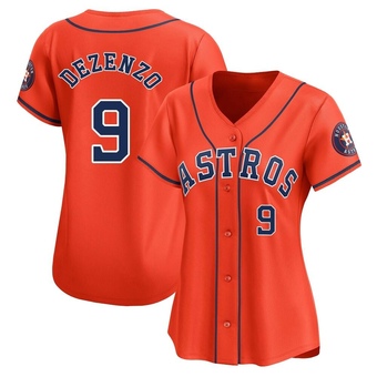 Women's Limited Houston Astros Zach Dezenzo Alternate Jersey - Orange