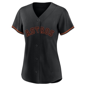 Women's Replica Houston Astros Aledmys Diaz Fashion Jersey - Black