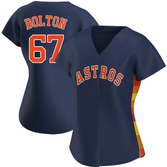 Women's Replica Houston Astros Cody Bolton Alternate Jersey - Navy