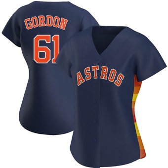 Women's Replica Houston Astros Colton Gordon Alternate Jersey - Navy