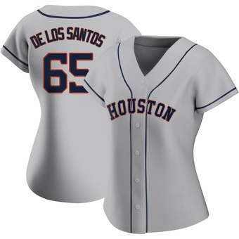 Women's Replica Houston Astros Enyel De Los Santos Road 2020 Jersey - Gray