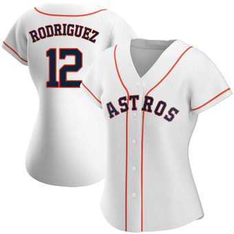 Women's Replica Houston Astros Ivan Rodriguez Home Jersey - White