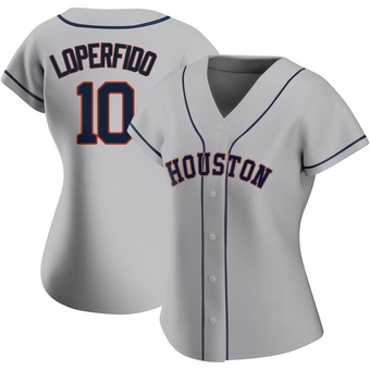 Women's Replica Houston Astros Joey Loperfido Road 2020 Jersey - Gray