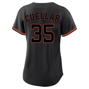 Women's Replica Houston Astros Mike Cuellar Fashion Jersey - Black