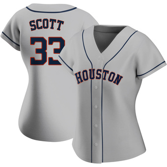 Women's Replica Houston Astros Mike Scott Road 2020 Jersey - Gray