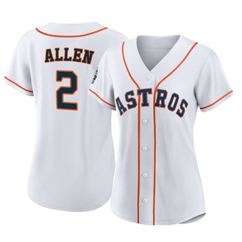 Women's Replica Houston Astros Nick Allen 2022 World Series Home Jersey - White
