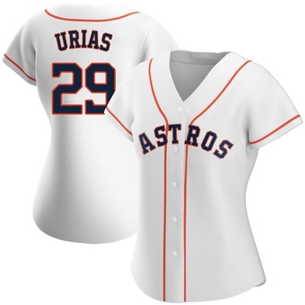 Women's Replica Houston Astros Ramon Urias Home Jersey - White