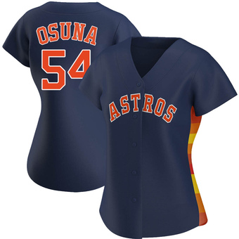 Women's Replica Houston Astros Roberto Osuna Alternate Jersey - Navy