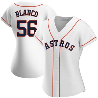 Women's Replica Houston Astros Ronel Blanco Home Jersey - White