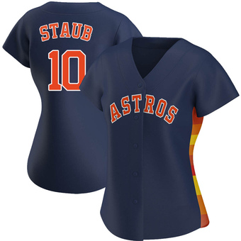 Women's Replica Houston Astros Rusty Staub Alternate Jersey - Navy