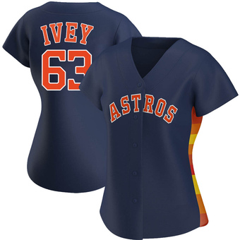 Women's Replica Houston Astros Tyler Ivey Alternate Jersey - Navy