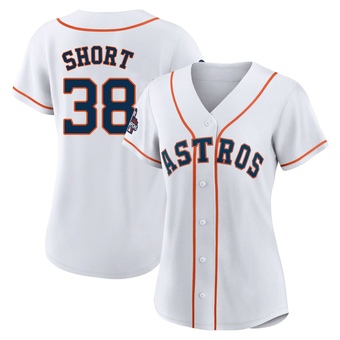 Women's Replica Houston Astros Zack Short 2022 World Series Champions Home Jersey - White